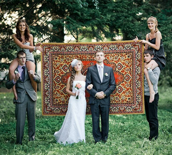 Свадебные фотографии, которые настолько плохи, что они хороши. Сохраняем традиции